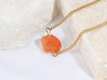 Raw Agate Necklace