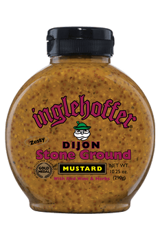 INGLEHOFFER: Mustard Sqz Dijon Stone Grnd, 10.25 oz