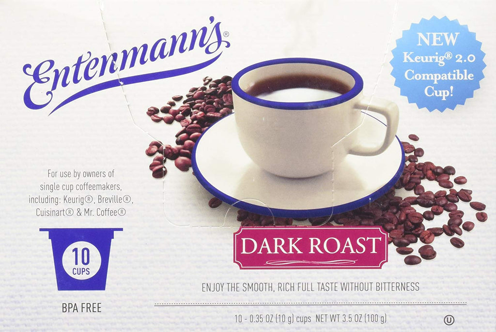 ENTENMANNS: Coffee Single Serve Dark Roast, 10 pc