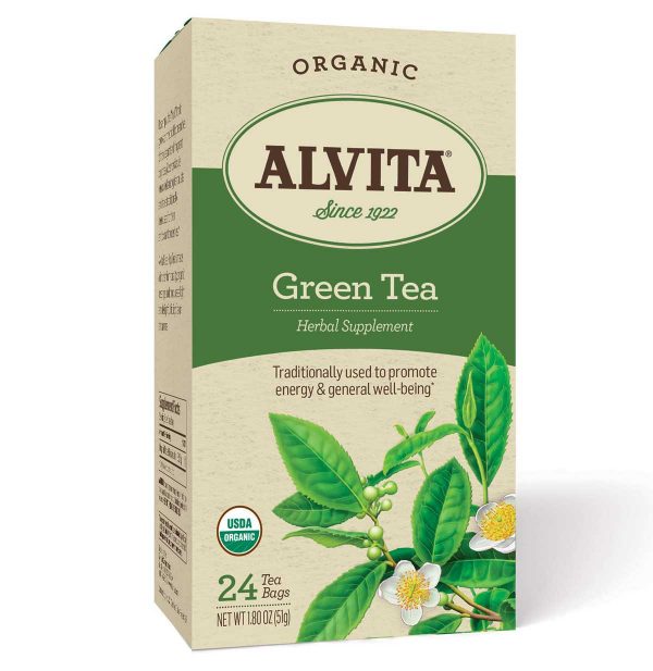 ALVITA: Tea Hrbl Grn Org, 24 bg