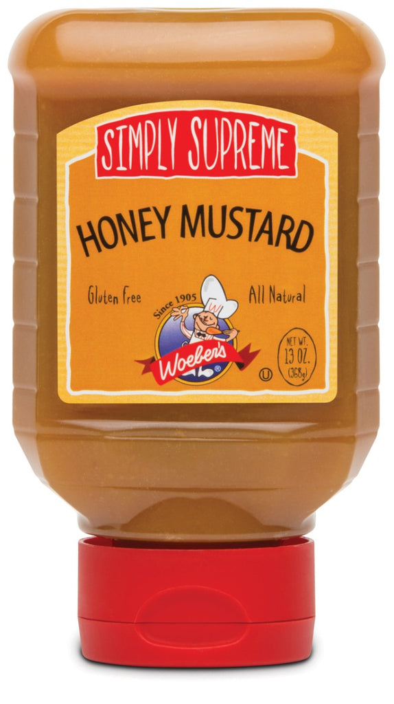 WOEBER: Mustard Smply Suprm Honey, 13 oz