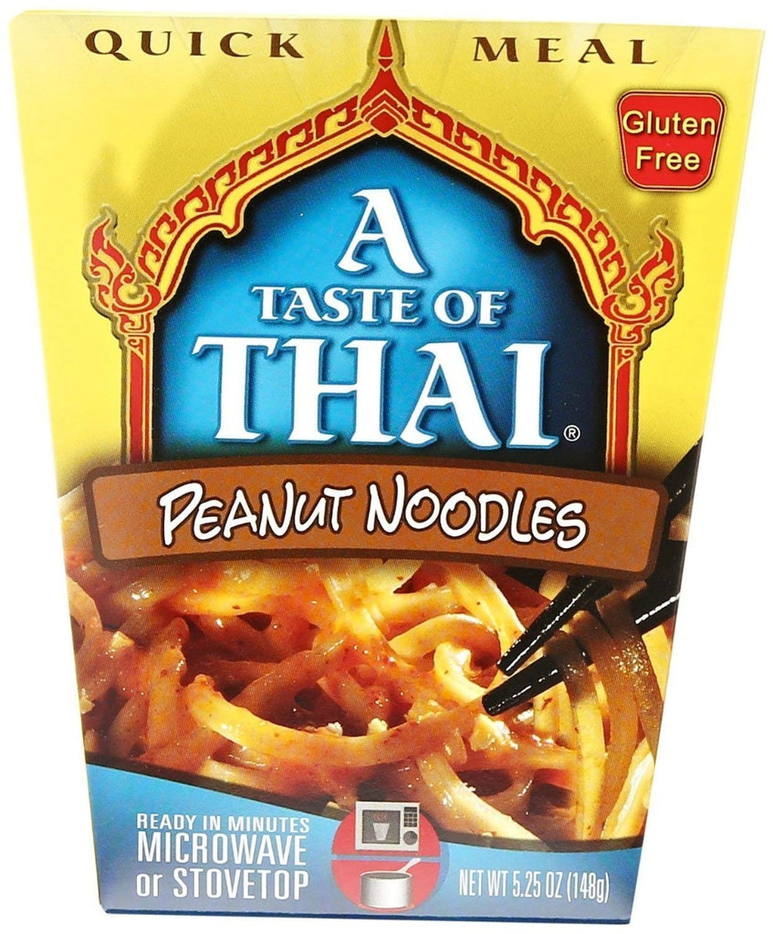 TASTE OF THAI: Noodle Qck Meal Peanut, 5.25 oz