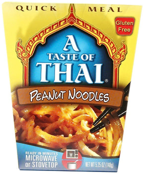 TASTE OF THAI: Noodle Qck Meal Peanut, 5.25 oz