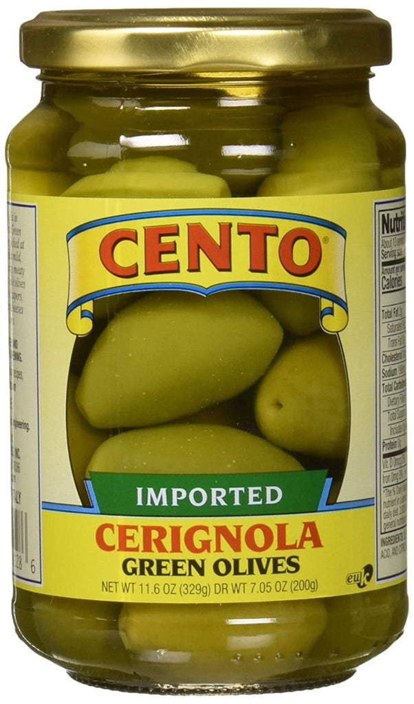 CENTO: Olives Green Cerignola, 11.6 oz