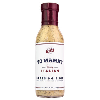 YO MAMAS FOODS: Dressing Italian, 12 oz