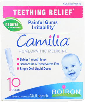 BOIRON: Camilia Teething Relief, 10 doses