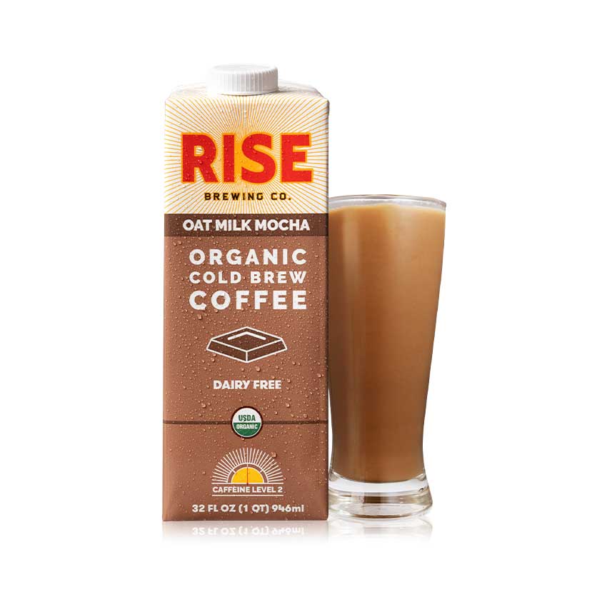 RISE BREWING CO: Latte Cold Brew Mocha Oat, 32 fo