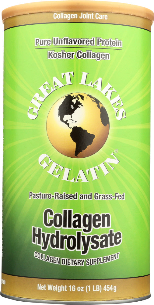 GREAT LAKES GELATIN: Collagen Hydrolysate Beef Kosher, 16 oz