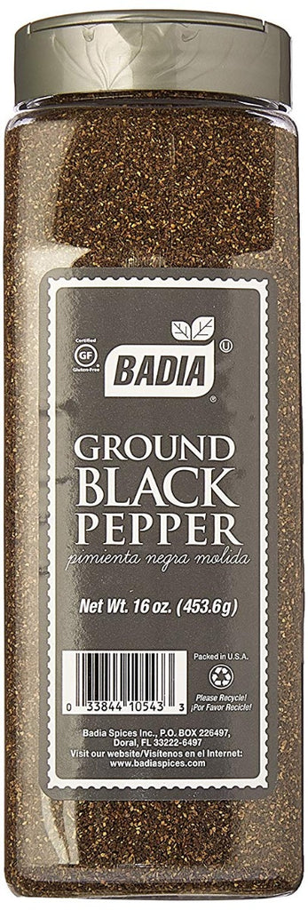 BADIA: Pepper Black Ground, 16 oz