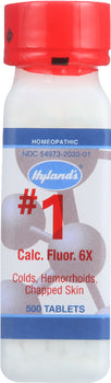 HYLANDS: No.1 Calcium Fluoride 6x, 500 Tablets