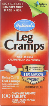 HYLAND'S: Leg Cramps Homeopathic Natural Relief, 100 Tablets