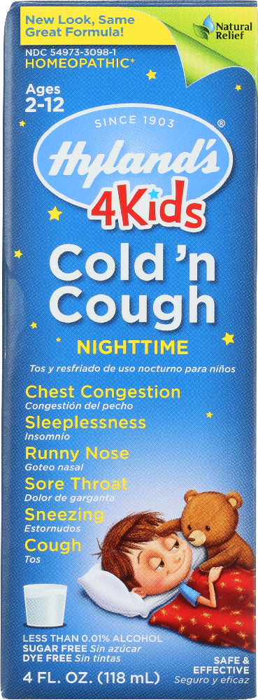 HYLAND'S: Nighttime Cold 'N Cough 4 Kids, 4 oz