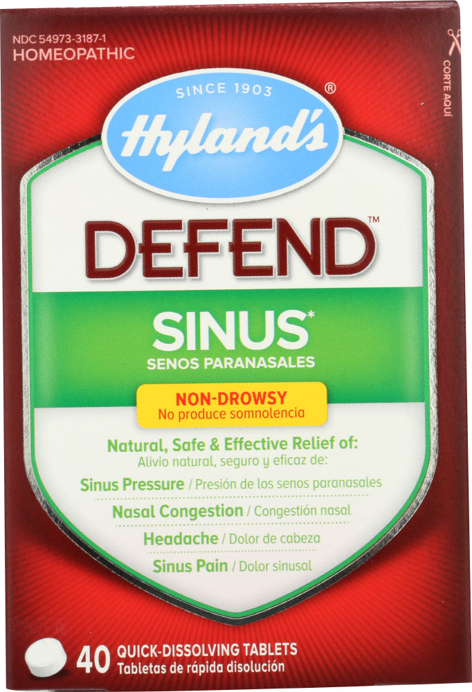 HYLAND: Sinus Defend, 40 tablets