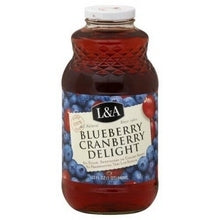 L & A: Blueberry/Cranberry Juice Delight, 32 oz