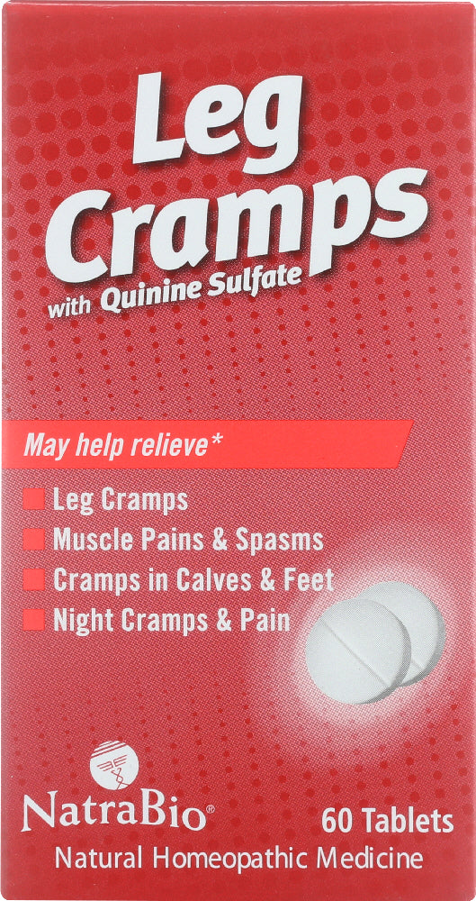 NATRABIO: Leg Cramps with Quinine Sulfate, 60 Tablets