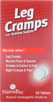 NATRABIO: Leg Cramps with Quinine Sulfate, 60 Tablets