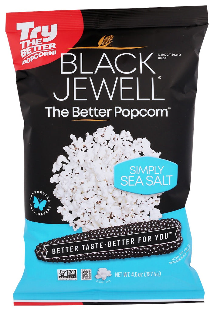 BLACK JEWELL: Popcorn Sea Salt Rte, 4.5 oz