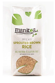 MANITOU: Rice Brown Sprouted Gaba, 17 oz