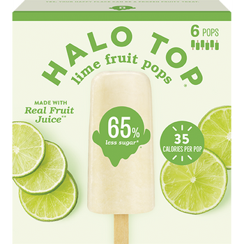 HALO TOP: Fruit Bar Lime, 6 pk