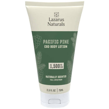 LAZARUS NATURALS: Lotion Cbd Pine 1500Mg, 2.5 oz