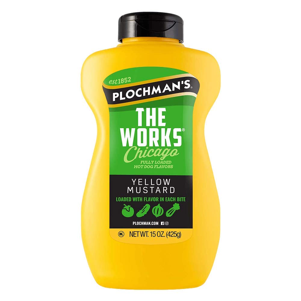 PLOCHMANS: Mustard The Works, 15 oz