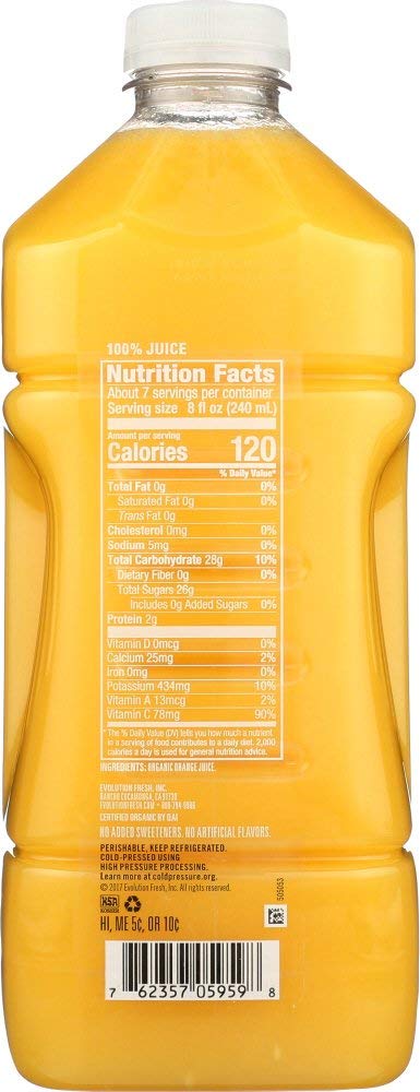 EVOLUTION FRESH: Organic Orange Juice, 59 oz