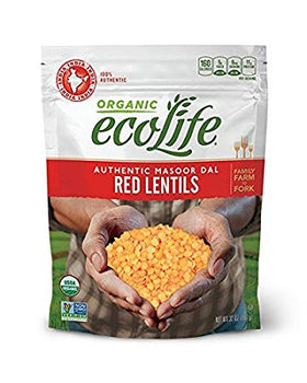 ECOLIFE: Red Lentils, 16 oz