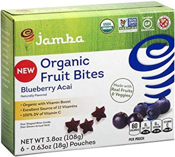 JAMBA: Organic Fruit Bites Blueberry Acai, 3.8 oz