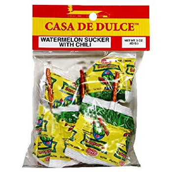 CASA DE DULCE: Lollipop Watermelon With Chili, 3 oz