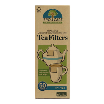 IF YOU CARE: Tea Filter Unbleach Tall, 50 pc