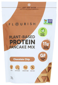 FLOURISH: Mix Pncke Choc Chip Prtn, 16 oz