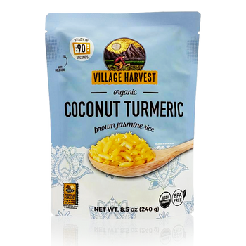 VILLAGE HARVEST: Tumeric Coconut Rte Org, 8.5 oz