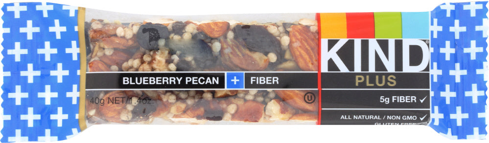 KIND: Plus Blueberry Pecan + Fiber Bar, 1.4 oz