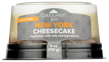 CHUCKANUT: Cheesecake New York Gluten Free Single Serve, 4 oz