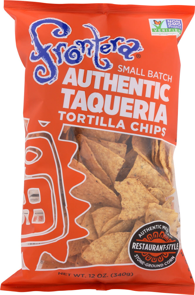 FRONTERA: Taqueria Stone-Ground Tortilla Chips, 12 oz