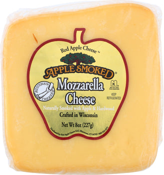 APPLE SMOKED: Mozzarella Cheese, 8 oz