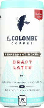 LA COLOMBE: Peppermint Mocha Draft Latte, 9 fl oz