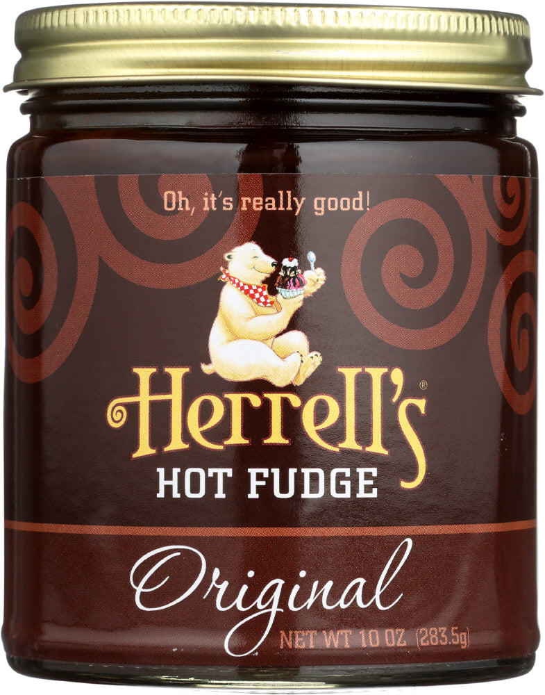 HERRELLS HOT FUDGE SAUCE: Sauce Original, 10 oz