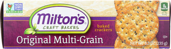 MILTON'S: Multi-Grain Gourmet Crackers Original, 8.3 oz