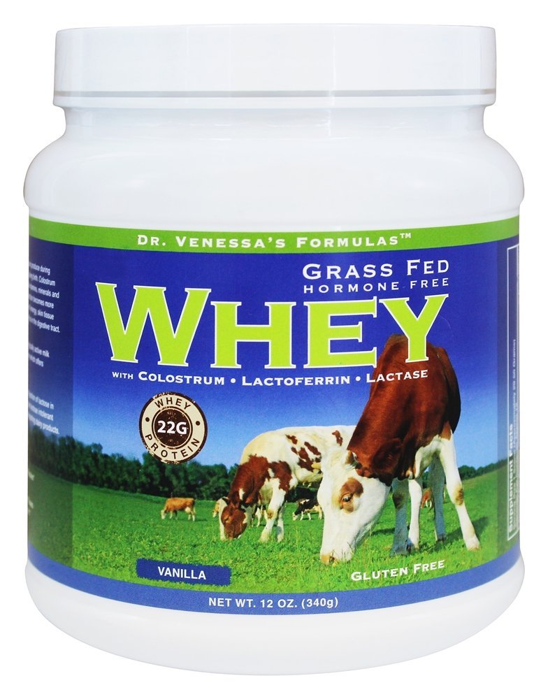 DR VENESSA: Grass Fed Hormone Free Whey Vanilla, 12 oz