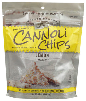 GOLDEN CANNOLI: Lemon Original Cannoli Chips, 5.1 oz