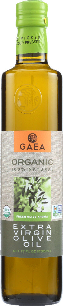 GAEA NORTH AMERICA: Organic Extra Virgin Olive Oil, 17 oz