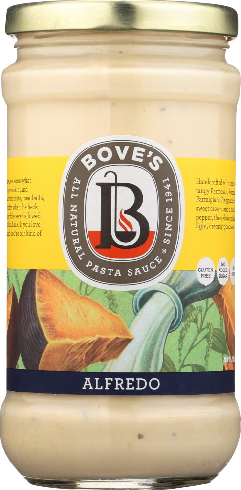 BOVES OF VERMONT: Alfredo Pasta Sauce, 15 oz