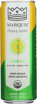 MARQUIS: Citrus Yuzu Energy Drink, 12 oz