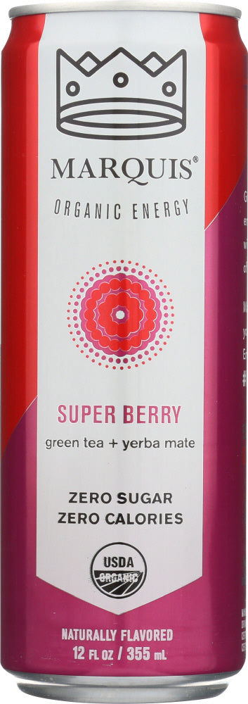 MARQUIS: Super Berry Energy Drink, 12 oz