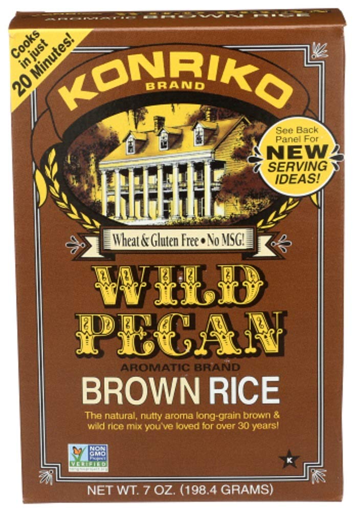 KONRIKO: Rice Wild Pecan, 7 oz