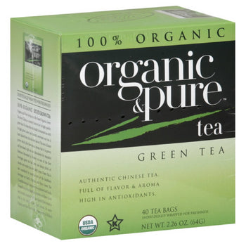 ORGANIC & PURE: Tea Green Org, 40 bg