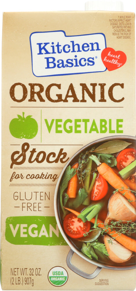 KITCHEN BASICS: Stock Vegetable Organic, 8.25 oz