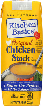 KITCHEN BASICS: Stock Chicken Gluten Free, 8.25 oz