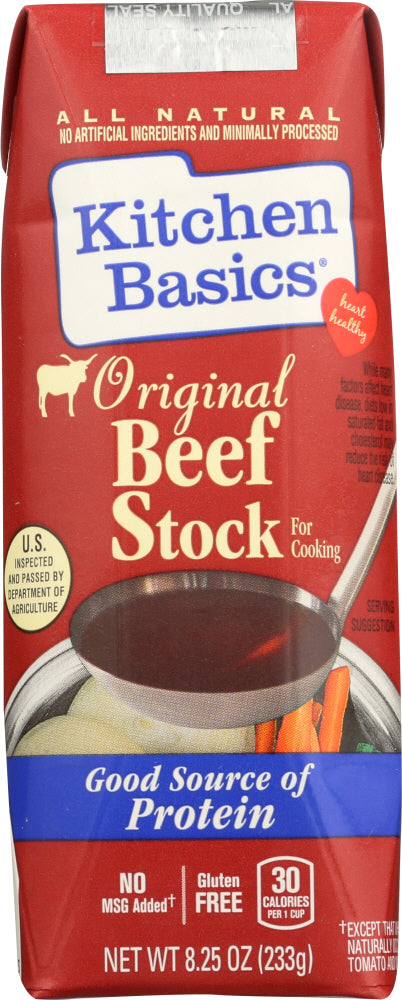 KITCHEN BASICS: Stock Beef Gluten Free, 8.25 oz